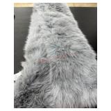Faux Fur Gray Blanket