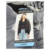 Edited by Remi Bader Sheer Bomber Jacket