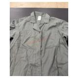 Green Tencel Camp Shirt, Size Small