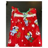 Kids 4T Christmas-Themed Pajama Dress