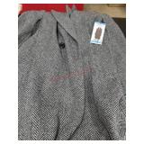 DKNY Fashion Coat in Large, Herringbone Pattern
