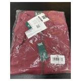 Red 3XL Full-Zip Hoodie