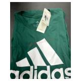 Adidas Green Tank Top with Logo, Size XL