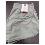 Green Active Shorts, XL Size
