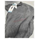 Black Crocheted Dress With Tags