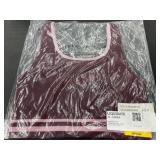 Burgundy Ladies Tank Top Medium