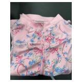 Pink Zip-Up Jacket With Floral Design