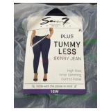 Plus Tummy Less Skinny Jeans 16W