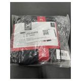 2-Pack Ladies' Black Shorts, Size XL