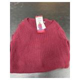 Women's Pearl Trim Sweater, X-Small