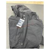 Men's Coat With Hood, Black