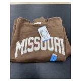 Brown Missouri Sweatshirt with Size Tag