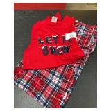 Ladies Small Holiday Pajama Set