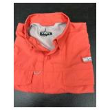 Men's Long-Sleeve Button-Up Shirt, Coral