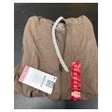 Men's XL Brown Full-Zip Hoodie