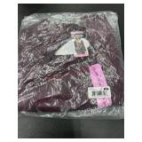 Purple Express Square Neck Top, Size S