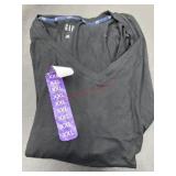 Black V-Neck Shirt, Size XXL