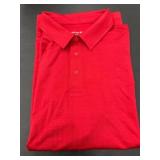 Men's Red Polo Shirt, Size XL