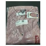 Pink XL Cardigan Style Sweater