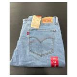 Blue Denim Jeans with Tag, Size 14
