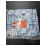 Men's Medium Plaid Button-Up Shirt