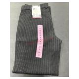 Pinstripe Pants With Tag Visible