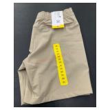 Men's Beige Shorts, Size M With Tags