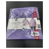 Men's Performance Polo Shirt, XL, Purple