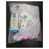 Pack of Girl's Ribbed Tees, Size L (10/12)