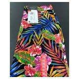 Women's XS Floral Tropical Print Leggings