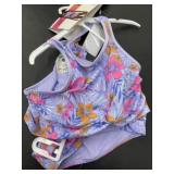 Hurley Girls' Two-Piece Swimsuit, XL 14/16