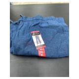 Blue Drawstring Lounge Pants, Size XL