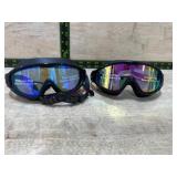 Two Protective Sports Goggles