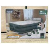 Intex Queen Elevated Air Mattress, 22-Inch