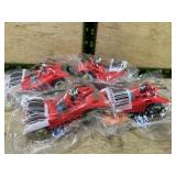 4 Red Car Cake Decorations by DecoPac