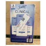 Secret Clinical Antiperspirant 3-Pack