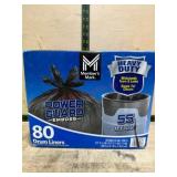 80 Heavy-Duty 55-Gallon Drum Liners
