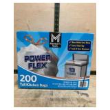 200 Tall Kitchen Trash Bags, 13 Gallon Capacity