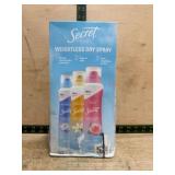 Secret Weightless Dry Spray Deodorant Trio