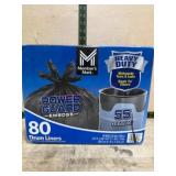 80 Heavy Duty 55-Gallon Drum Liners