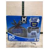 80 Heavy Duty 55-Gallon Drum Liners
