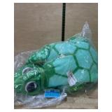 Green Turtle Pool Float with Mesh Material
