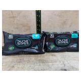 Two Packs of XL Flushable Wipes