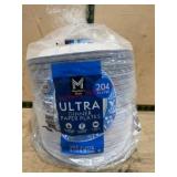 Pack of 204 Ultra Dinner Paper Plates