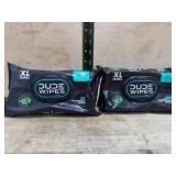 Two Packs of XL Flushable Wipes