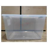 Sterilite 66-Quart Clear Storage Bin with Lid