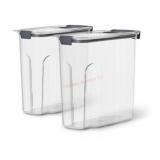 Rubbermaid 2-Pack Brilliance Cereal Storage Contai