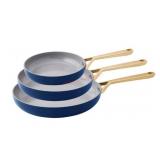 3-Piece Nonstick Ceramic Fry Pan Set