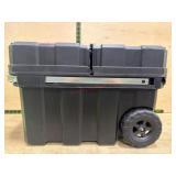 Rolling Plastic Tool Chest with Multiple Compartme