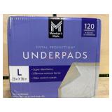 120 Large Underpads, 23' x 36'